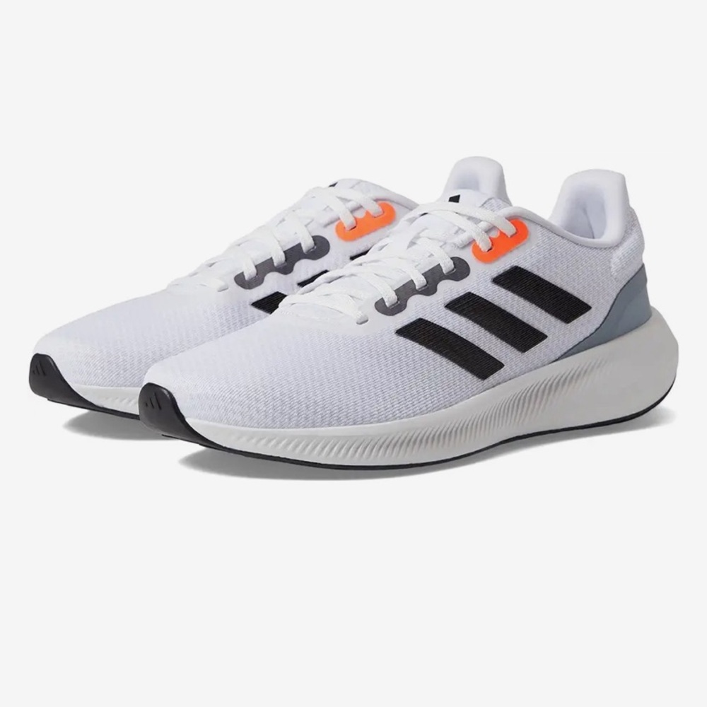 adidas Running Runfalcon 3.0 Sneakers NIB White & Orange